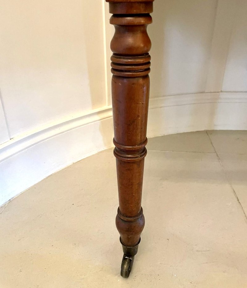 Fine Quality Antique Regency Brass Inlaid Mahogany Breakfront Sideboard - Image 22